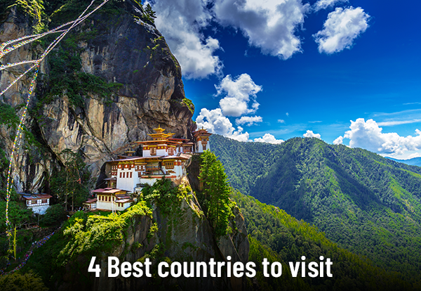 4 best countries to visit