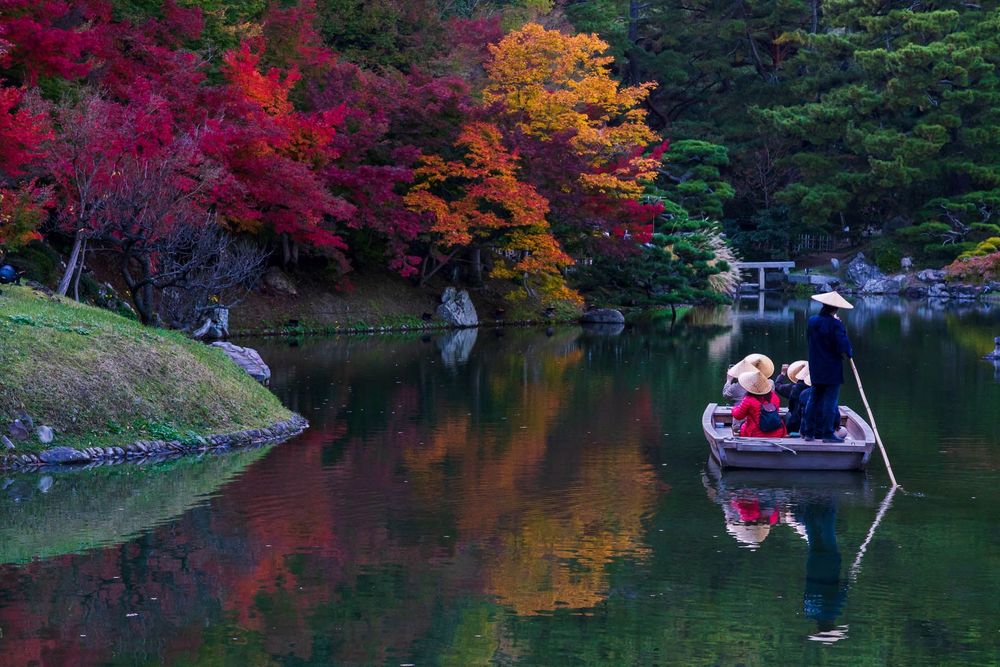 Beautiful scenery in Ritsurin garden, Takamatsu © SAND555UG/Shutterstock